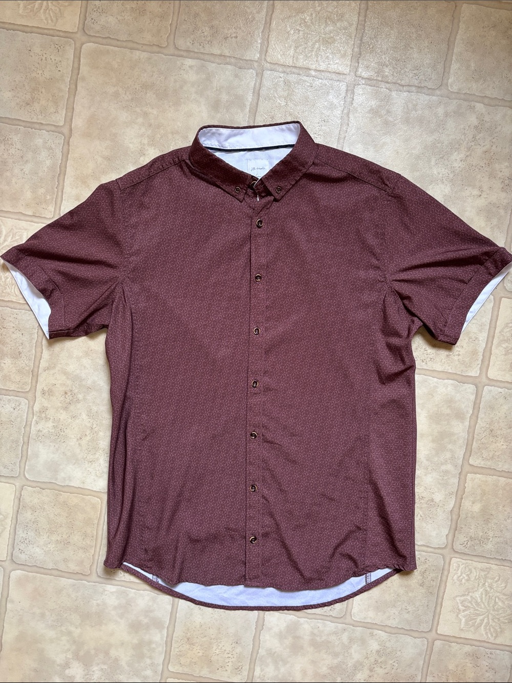 J.B. Holt Buckle Men's Standard Performance Stretch Short Sleeve Shirt size L